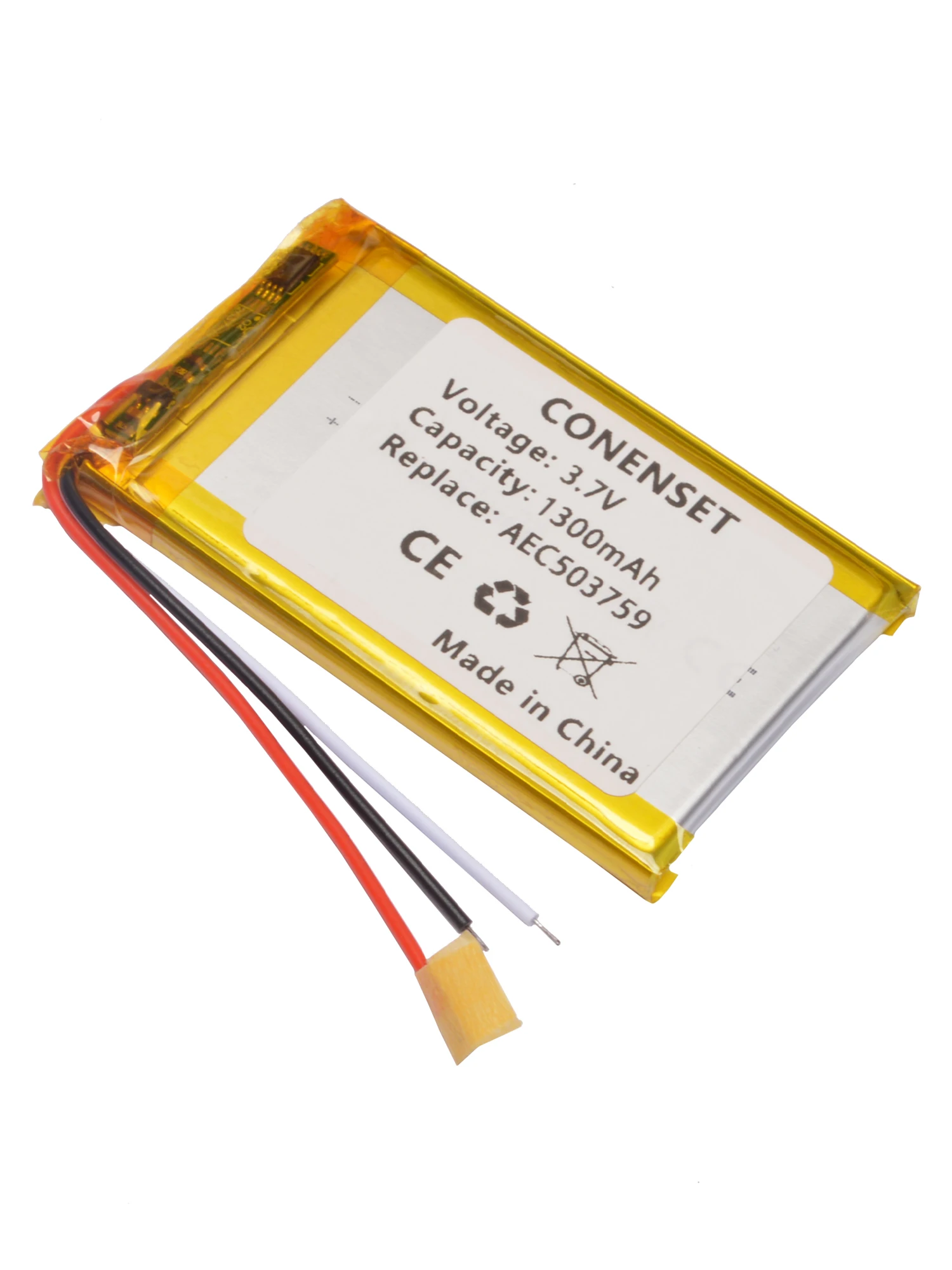 Bateria zamienna 3.7V 1300mAh do słuchawek gamingowych Steelseries Arctis 7 7P 3 1 Wireless Bluetooth AEC503759 — zdjęcie produktu 2