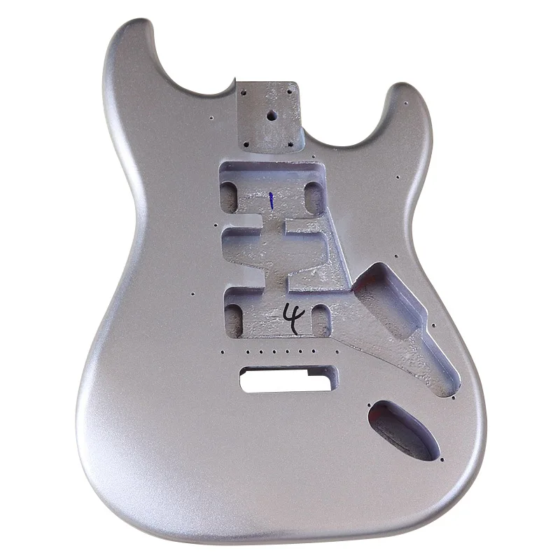 

ST body silver electric guitar body bright guitar assembly modified DIY electric guitar modified musical instrument accessories