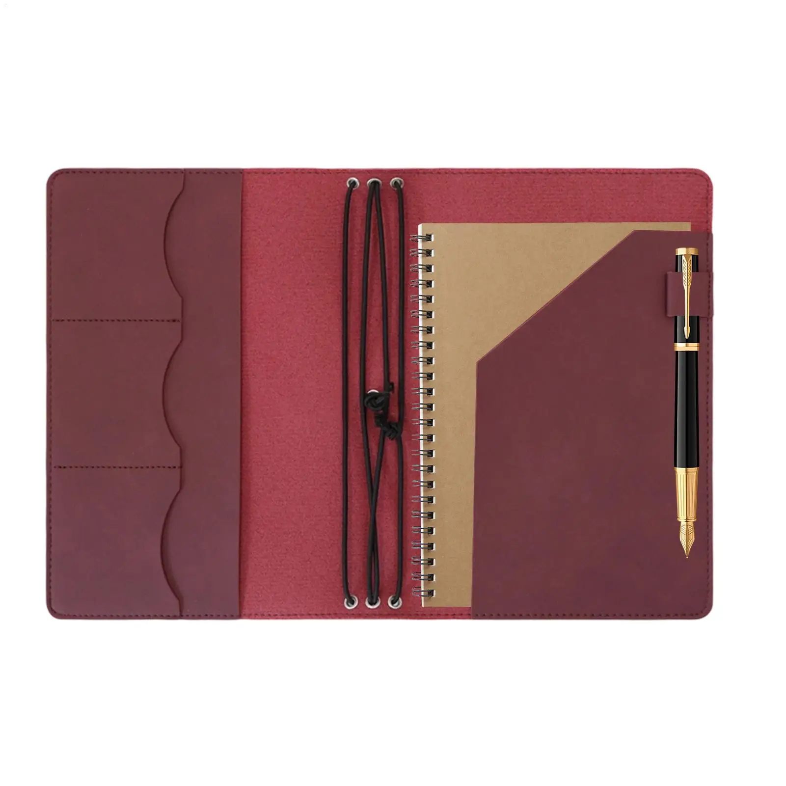 1 pezzo, copertina in pelle sintetica PU, formato A5, per quaderno, stile vintage, ideale come copertina protettiva per diario quotidiano, custodia pr