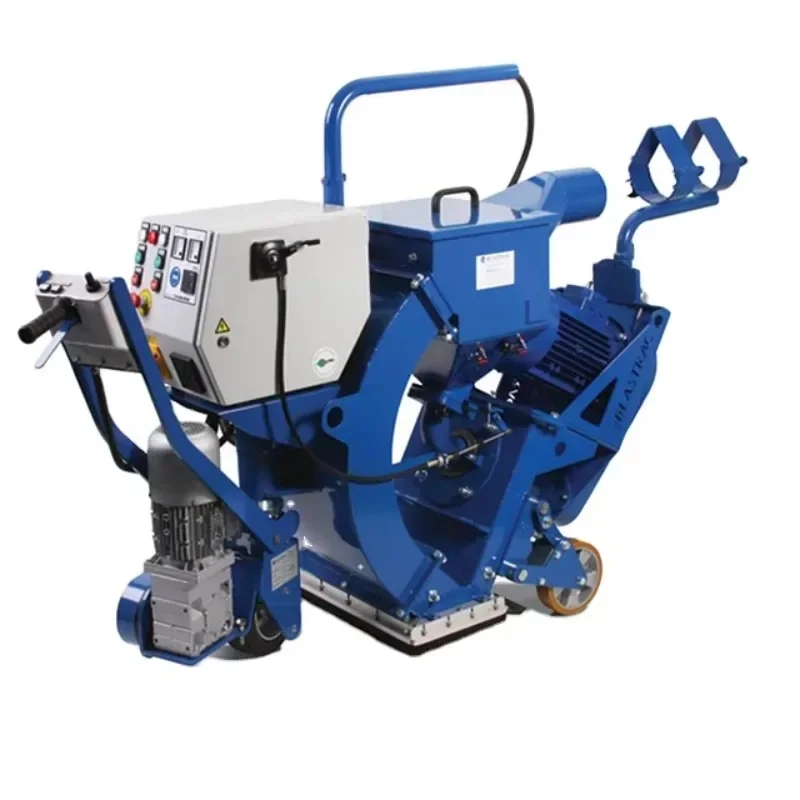 Concrete Blocks Mobile Road Surface Preparation Floor Portable Roughening Pavement Shot Blasting Machine/Horizontal Shot Blaster