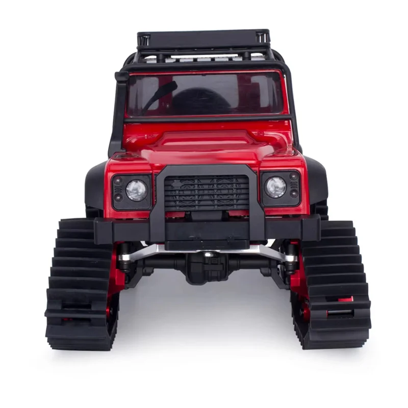 

3CGRO-4Pcs Snow Tires Sets Carload Tracks Wheel Sandmobile Conversion For 1/18 RC Crawler Car TRX-4M Accessory Parts