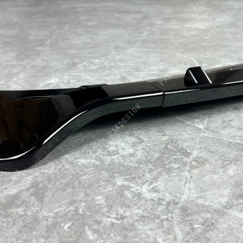 Front Bumper Lip Spoiler Splitter Diffuser For Audi A3 S3 8V TFSI TDI S-line 2013-2016 Pre-facelift ABS Black Body Kits Tuning view 5