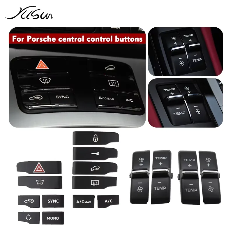 Multi-Function Buttons For Porsche Cayenne Macan Palamera Air Conditioner Central Control Button Temperature Regulating Button