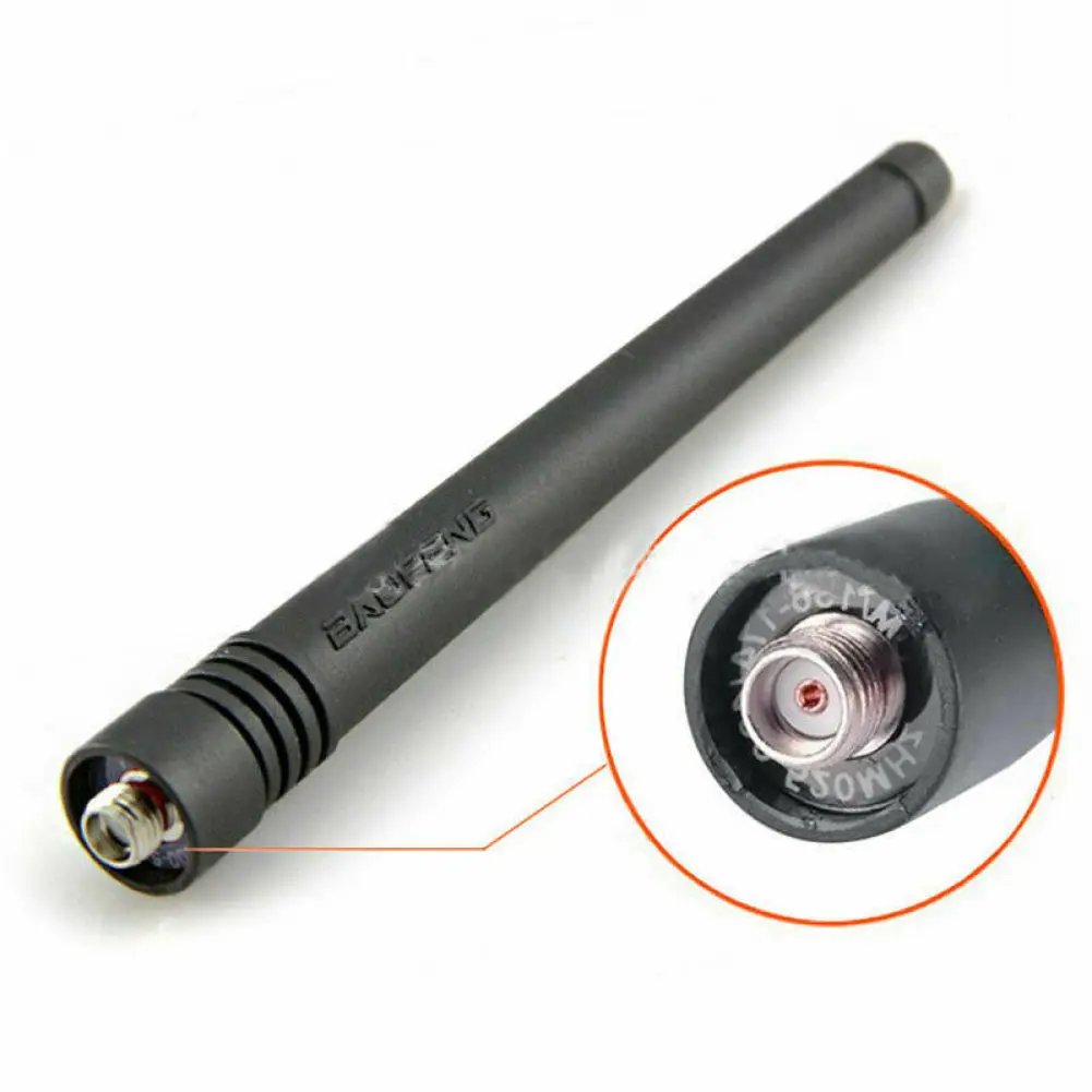 אנטנת SMA-נקבה 12cm Dual Band עבור Baofeng UV5R UV5RA UV5RE בתוספת BF-F8 + UV82 L רדיו 136-174MHz / 400-480MHz אנטנה מקורי