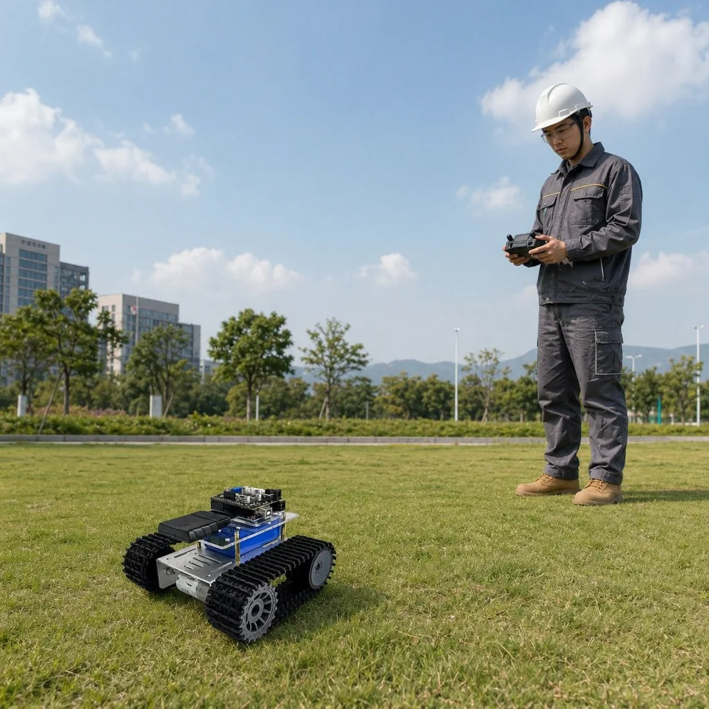 Tracked Chassis Smart Car UNO R3 Handle/Bluetooth Control Open Source DIY Robot