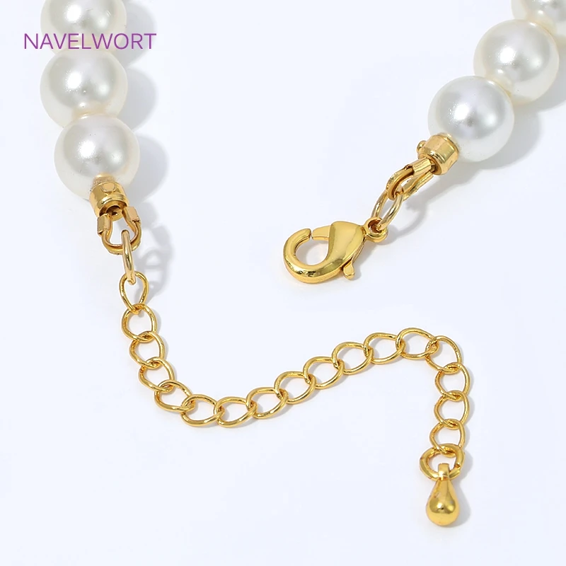 5/10Pcs/Lot 18K Gold Plated Extension Chain For Jewelry Making,Brass Tail Chain Connectors,DIY Bracelet Necklace Accessories - view 4