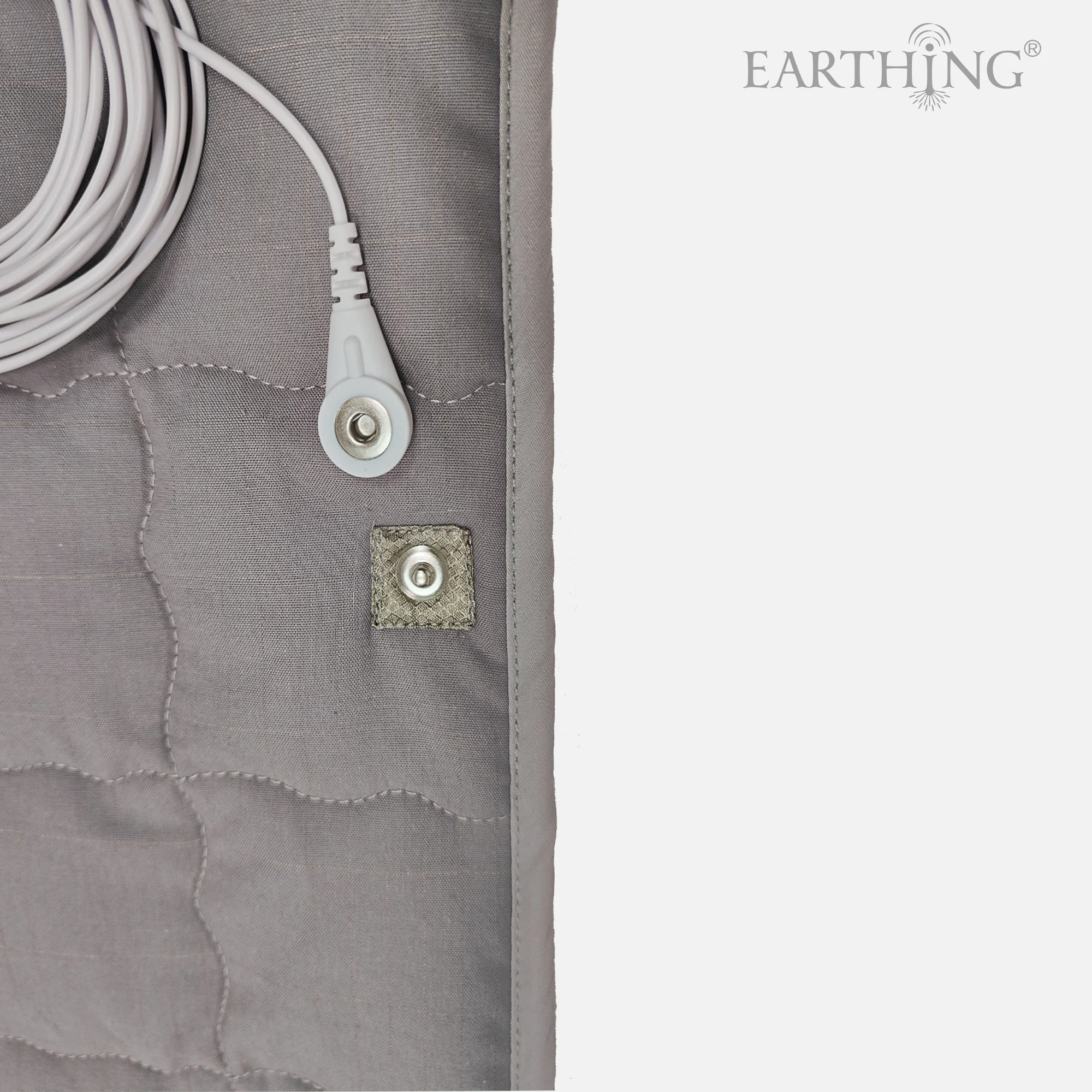 Nuovo Arrial EARTHING cuscino per sedile 46 * 46 cm Set di kit di messa a terra conduttiva in tessuto antimicrobico argento