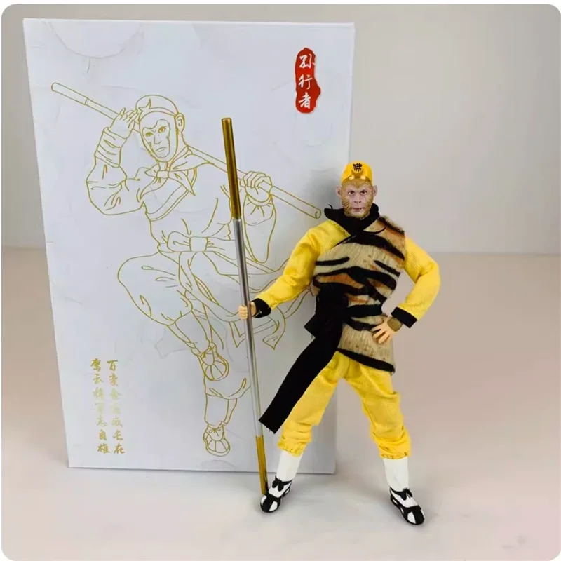 ตํานานจีน 1/12 ทหาร Sun Wukong King of Monkey Journey to The West Series 6 ''Action รูปตุ๊กตาของเล่นสต็อก