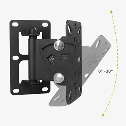 Adjustable Speaker Wall Mount Support Surround Speaker Wall Mount Bracket for KTV Rooms 160° Adjustment Angle Heavy Duty Support