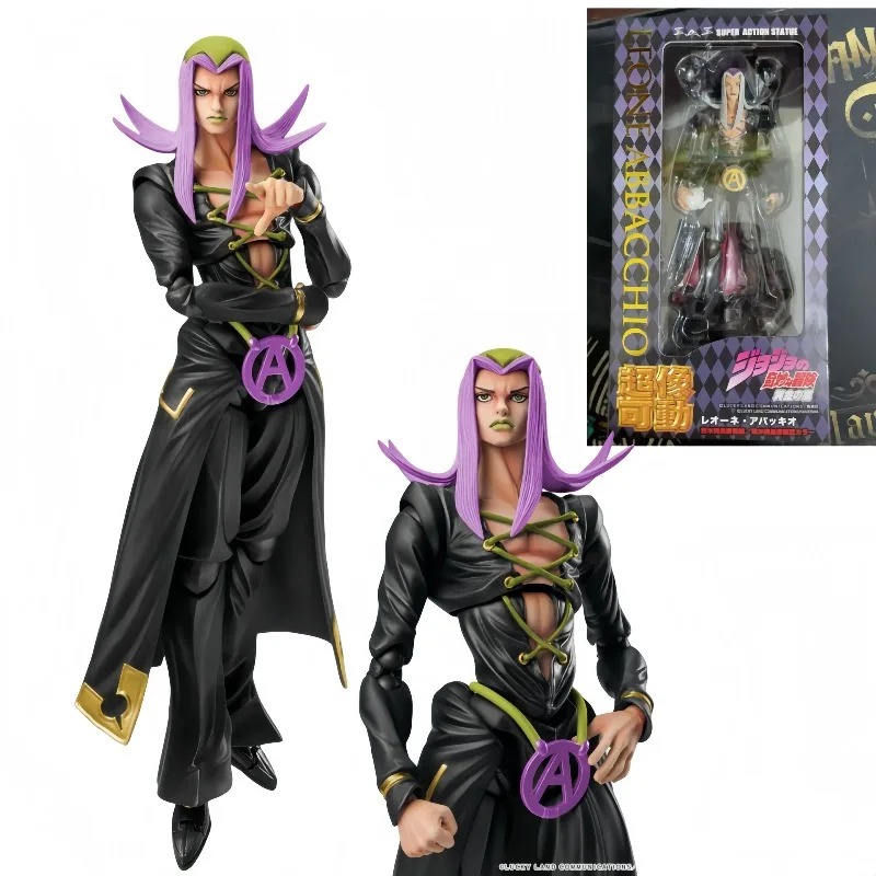 

[ In-Stock ]Original Medicos Entertainment Super Action Statue Jojo No Kimyou Na Bouken Leone Abbacchio Ver. Black Model
