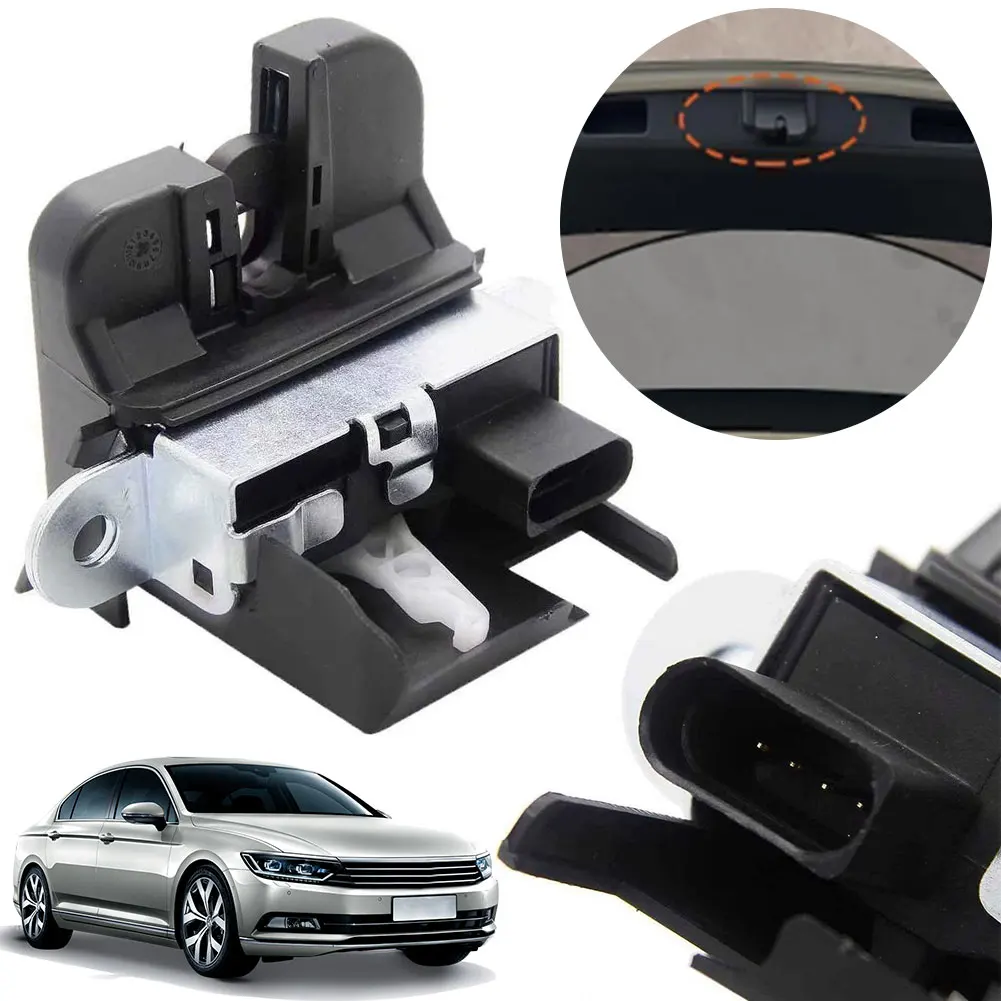 Rear Trunk Lock Lid Latch 5K0827505A 5M0827505E Tailgate Lock Latch Actuator for VW Golf MK5 MK6 GTI Seat for Audi