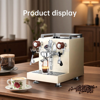 and Brew System US Plug Coffee Machine MC-6 Semi-Automatic Espresso Machine for Business Use Featuring Hot Water