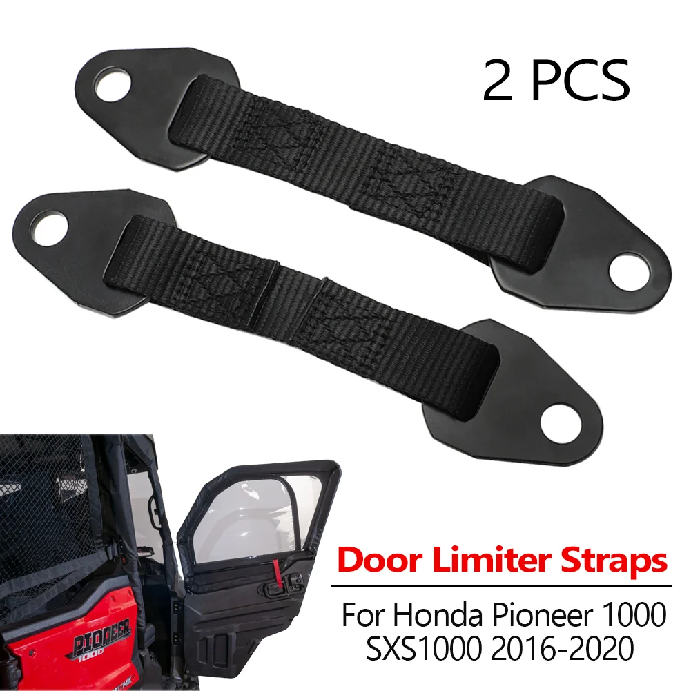 

ATV Door Tether Open Limiter Straps Kit For Honda Pioneer 1000 SXS1000 2016-2020 2PC