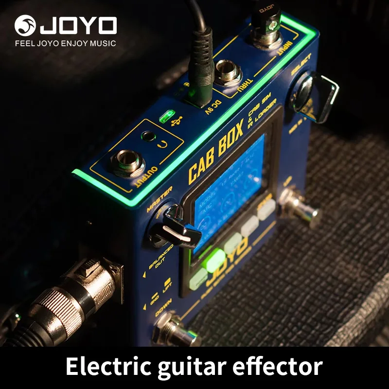 JOYO R-08 CAB BOX pédale d'effet guitare 4 tubes puissance AMP simules armoire pédale de modélisation