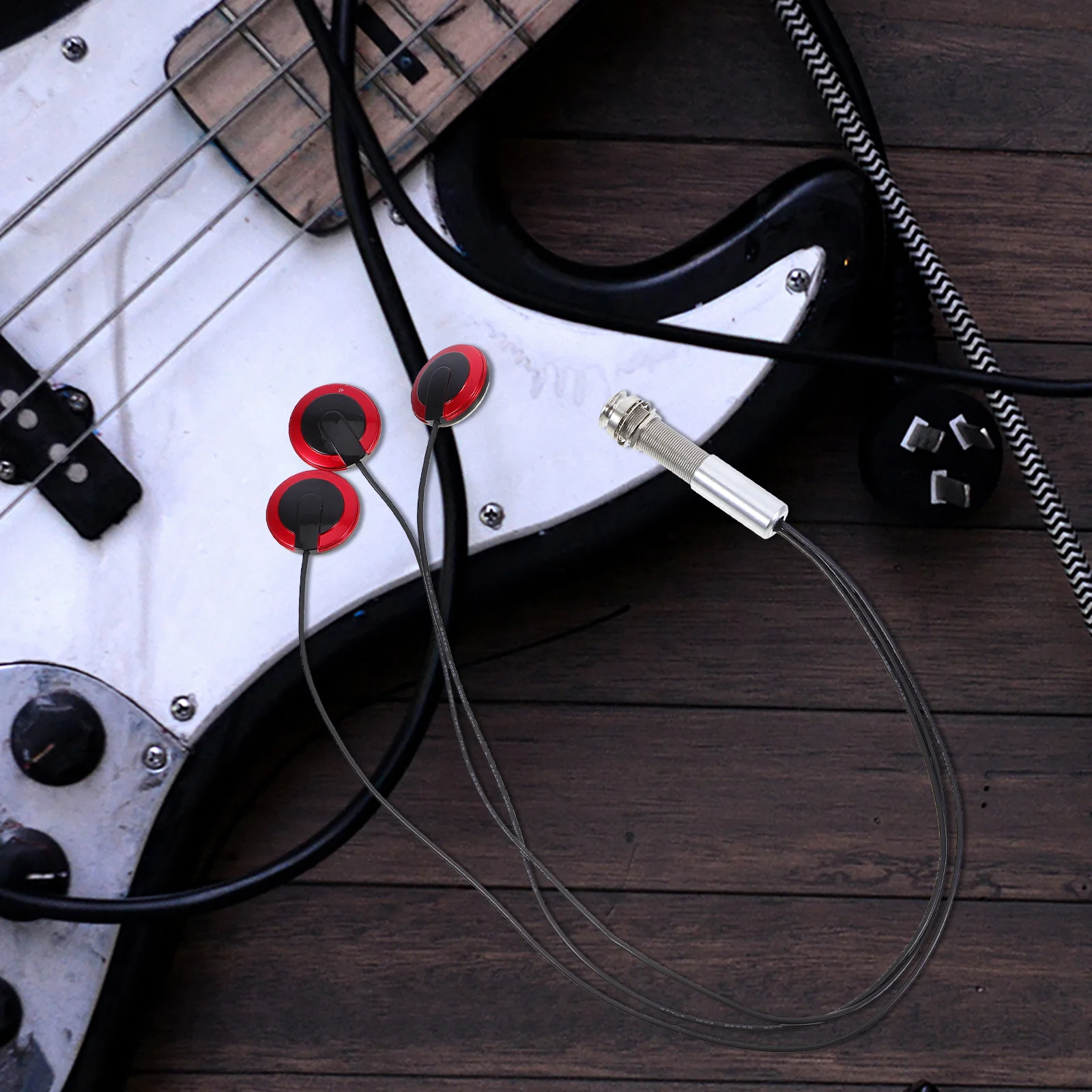 

Guitar Pickups Bass Sound Durable Acoustic Ukulele Replacement Parts Musical Instrument