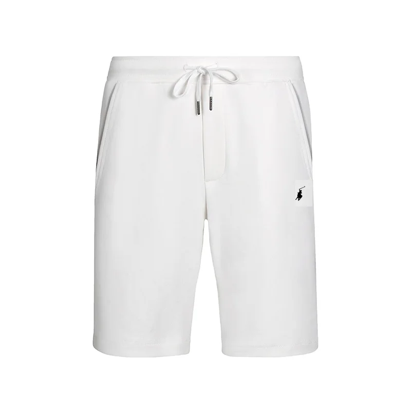 Pantalones cortos de verano RL para hombre, pantalones cortos de algodón POLO de 5 puntos, pantalones deportivos de color liso, informales para vacaciones, corte holgado