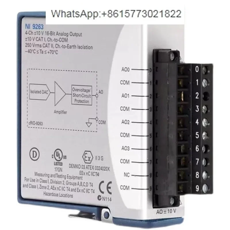 The new NI 9263 voltage output module 779012-01 cRIO-9263 from the United States can be original