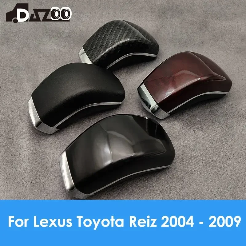 For Lexus Toyota Mark X Reiz X120 2004 - 2009 Automatic AT leather Car Shift Gear Knob Lever Gaitor Boot Cover 