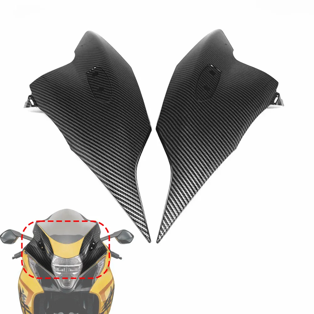 

Carbon Fiber Pattern Rearview Mirror Base Frame Front Headlight Fairing Cove for Suzuki Hayabusa Gsx 1300 R Gsx1300r 2021 -24
