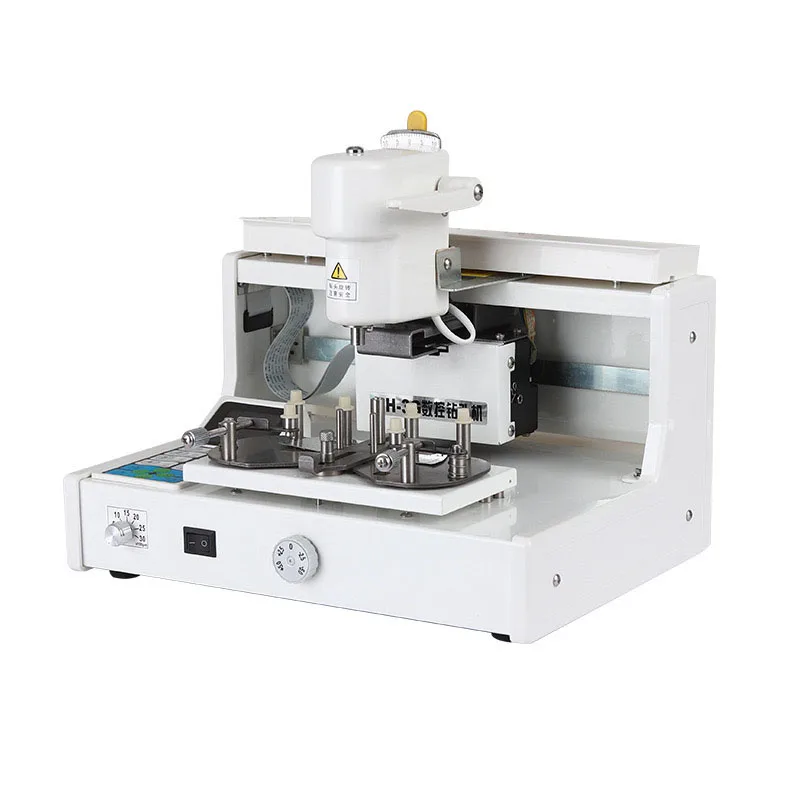 

NH-3G Optical Eyeglasses Processing Equipment High-Precision Digital Rimless Drilling Machine Optics Lens Driller Tools