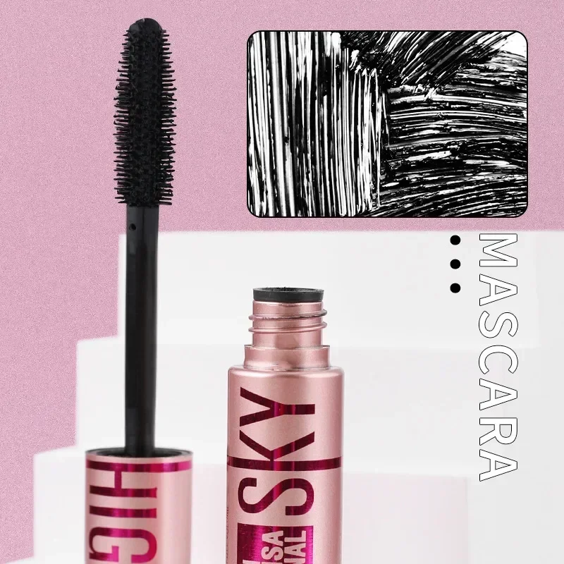 2024 Make-up seltene Schönheit Film Power 4d wasserdichtes Volumen und Curl Mascara Mascara wasserdichte kosmetische Make-up Pinsel Sheglam