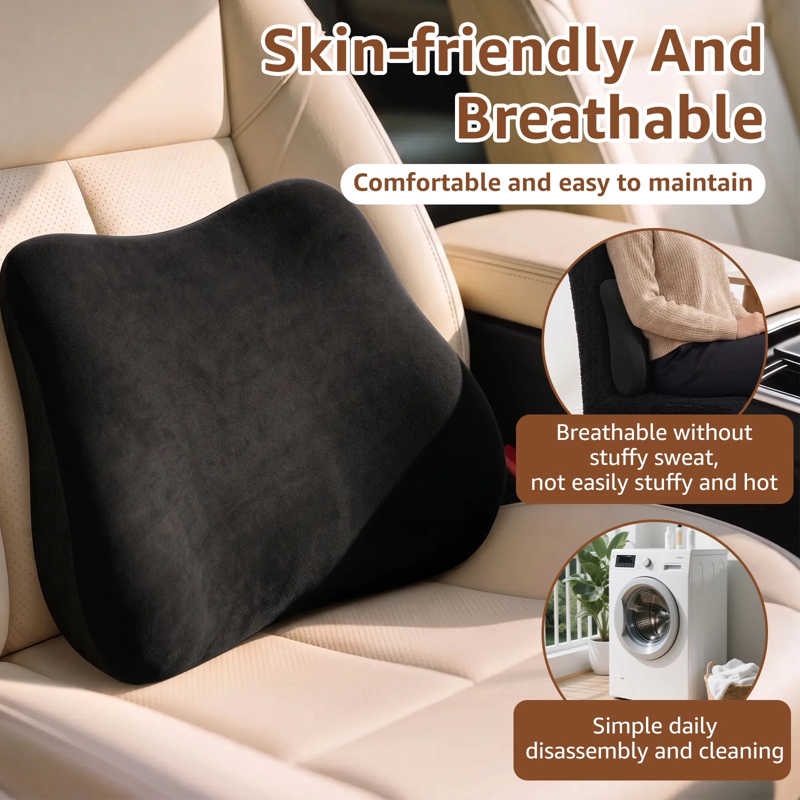 Bantal Pinggang Berbahan Busa  - Gaming Chair Lumbar Pillow ulasan dan harga