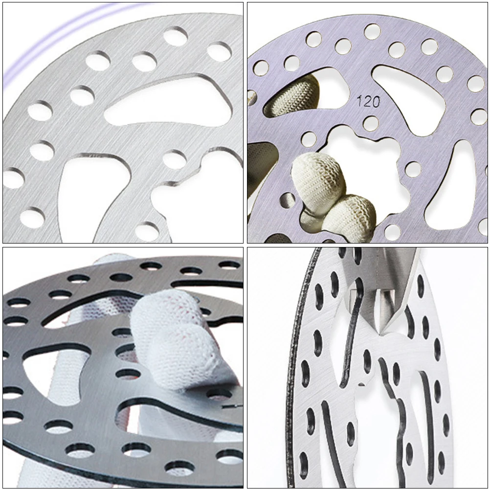 

Stainless Steel Brake Disc Six-hole Rotor Electric Scooter Car Parts Heat Dissipation Durability Practical Use