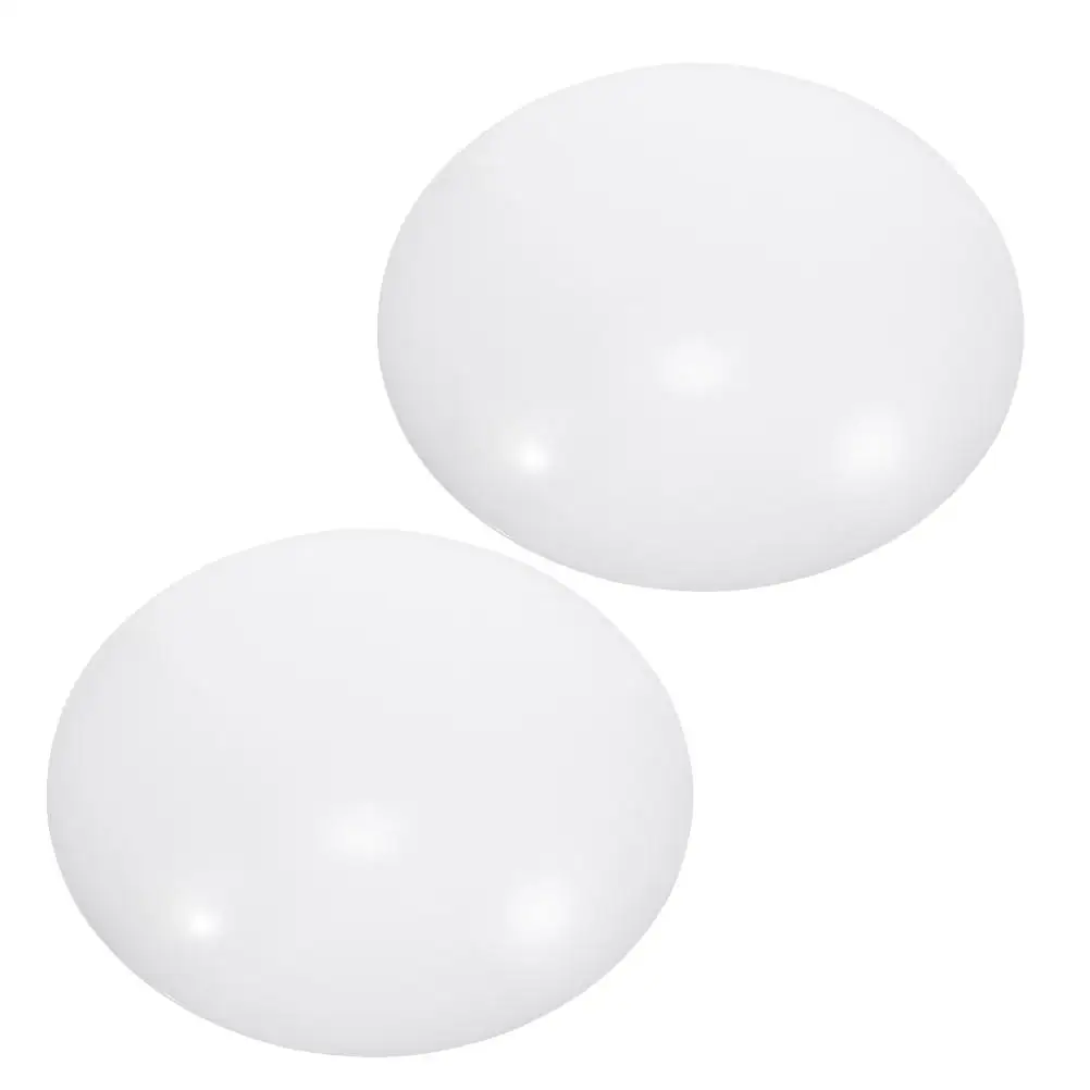 

2Pcs Ceiling Light Lampshade Plastic Dome Replacement Household Bedroom Lights White Water Oil Resistant Durable AntiAging Round