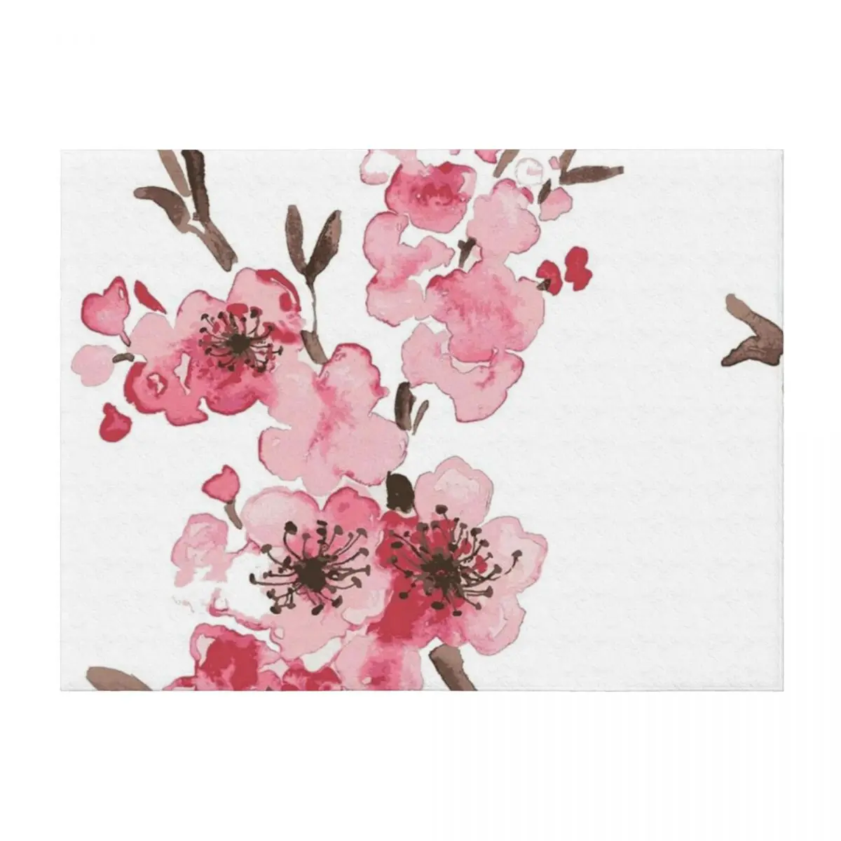 

Cherry Blossom painting design Throw Blanket for babies Luxury Brand Beach funny gift Blankets