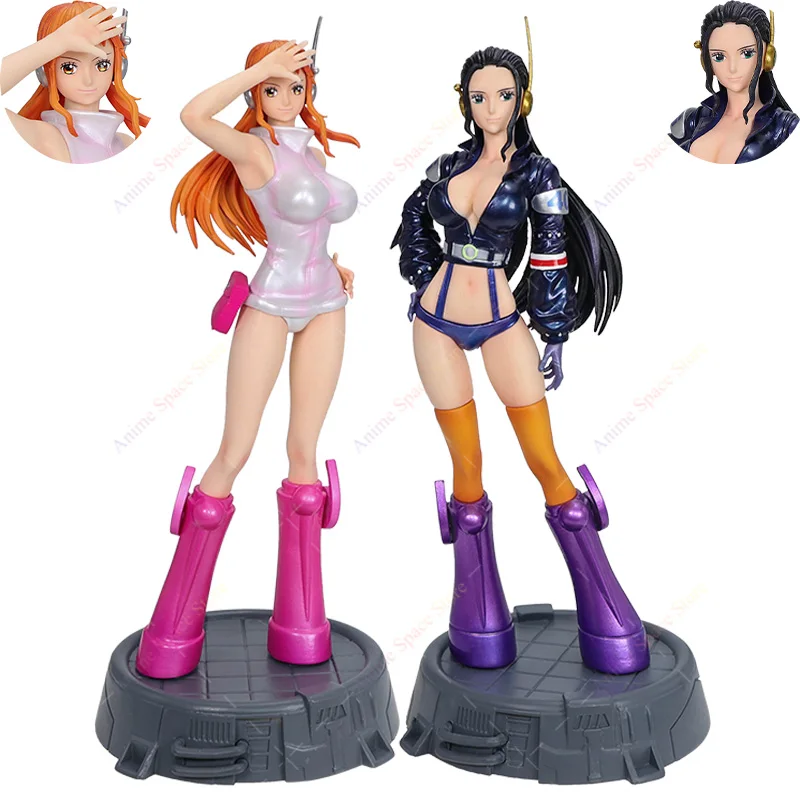 26cm Anime One Piece Action Figure Robin Nami Statue Model Collectible Toys Gifts PVC Seraph Angel Descended Robin Dolls Gifts