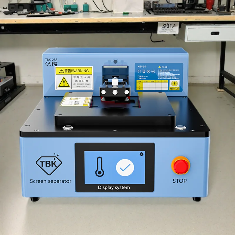 Separador de aquecimento de tela de celular TBK-288 para Apple iPhone rasgando tela Apple máquina de reparo de autoatendimento