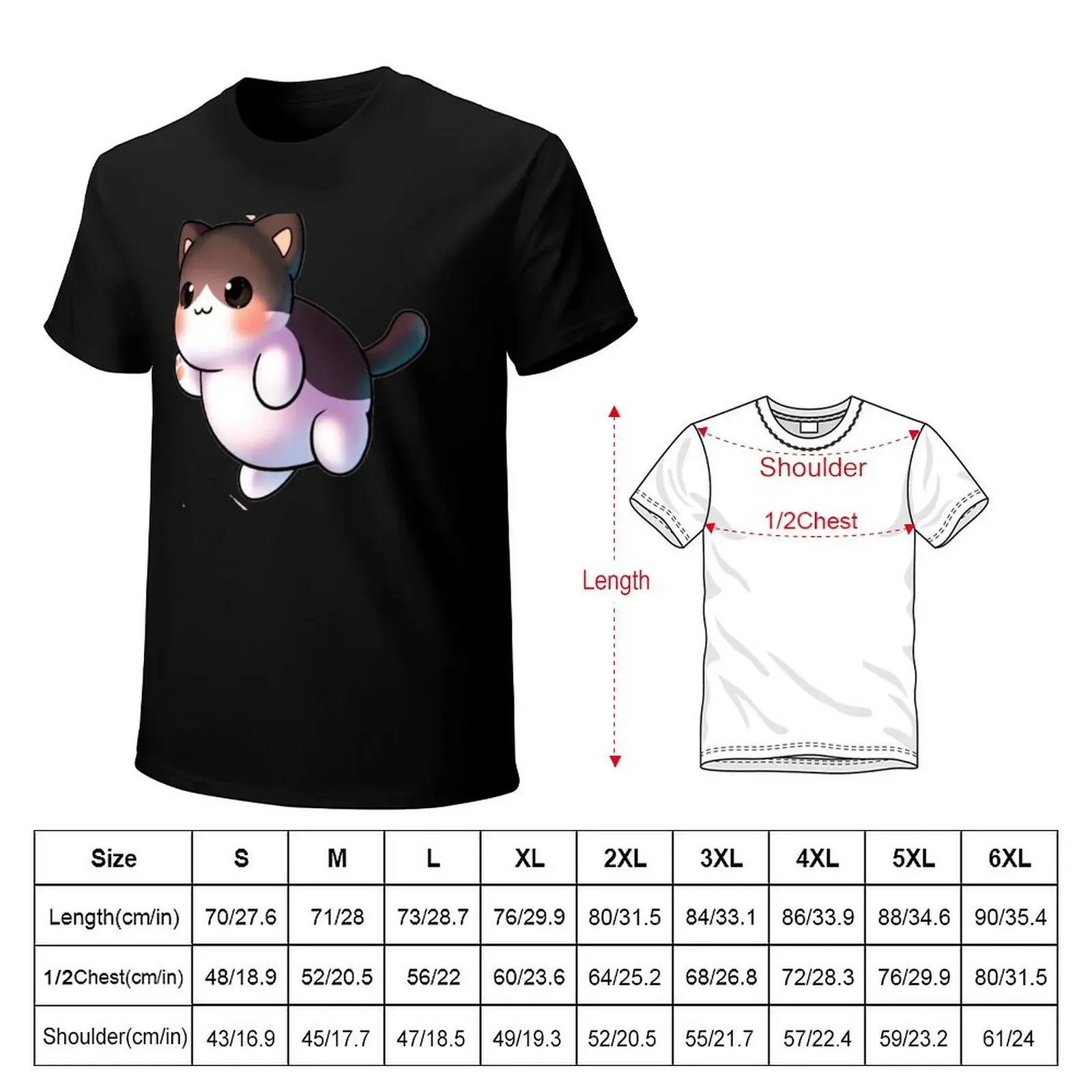 Copy of cute aphmau cat T-Shirt customs design your own plus size tops oversized men clothing