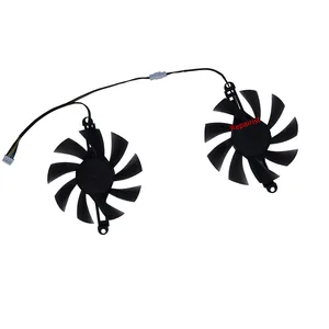 Ekran kartı fanı, VGA, GPU, Soğutucu AMD MLLSE RTX 3070M 8, MLLSE RX 5500 XT RX5500XT, FL8015 12VB, FL801512VB, 8 GB, set başına 2 parça En çok satılan 12 ekran kartı, rx-5500 - xt-no. 6