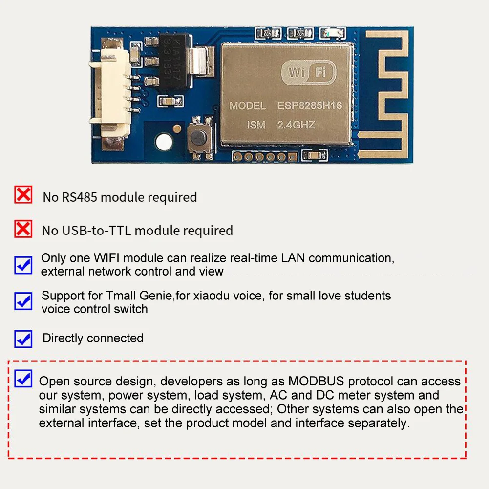XY-WFPOW DC5V WIFI Module With Wire For Sinilink High-Performance Real-Time Control For DC Power Supply Tools Spare Parts