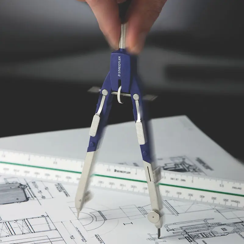Germania STAEDTLER 551 552 554 CRRC Compass Precision Quick Professional Circle Drawing Engineering Escolar Compa Scolaire Tools