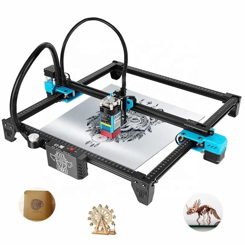 ActionLasers TTS-10 PRO 40W Laser Engraving Machine Small DIY Woodworking Computer for Home Use for Wood Paper Stone Rubber