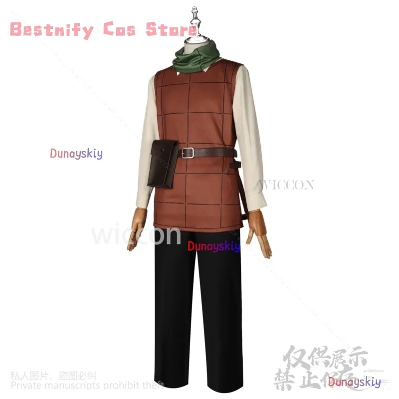 CosplayAnime Delicious In Dungeon Cosplay Chilchuck Tims disfraz uniforme bufanda camisa guantes pelucas para Halloween Navidad personalizado