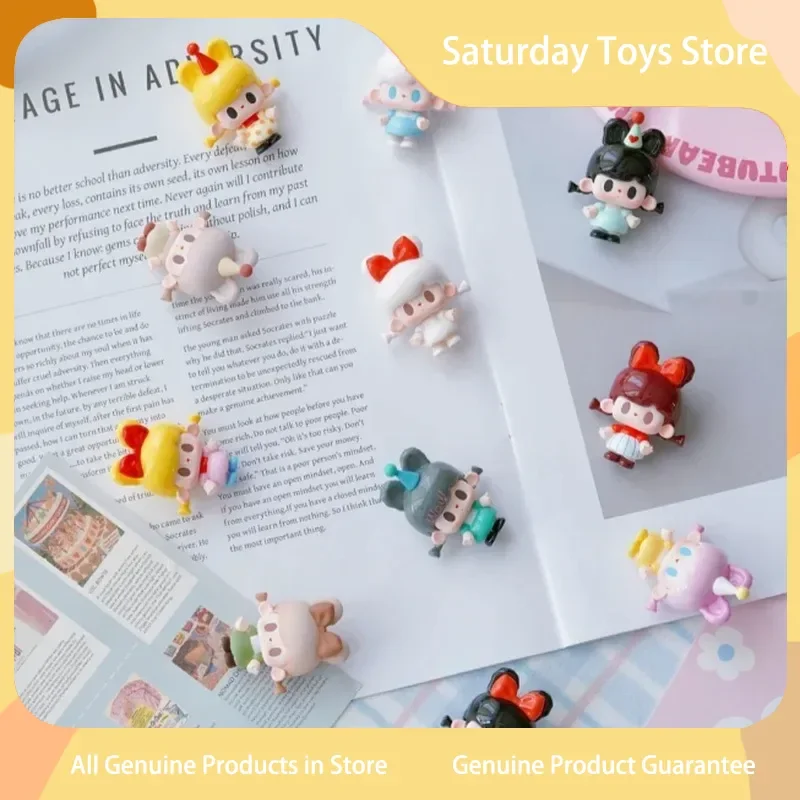 새로운 정품 투투베어 II 세대 귀여운 작은 곡물 테마파크 블라인드 박스 트렌디 디스플레이 장난감 수집품 어린이 맞춤형 선물