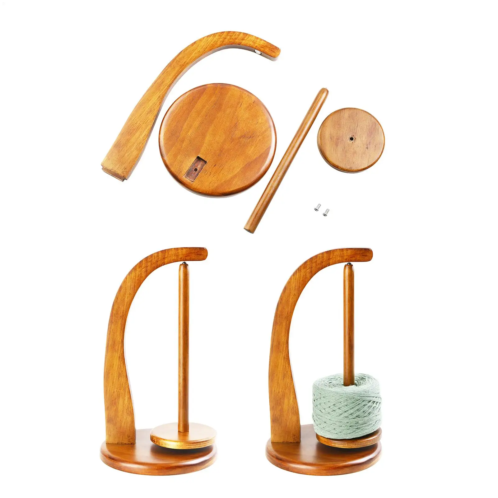 

Yarn Holder For Crocheting Wooden Magnetic Rotating Yarn Holder Spinner Crochet Storage For Mom Beginners Grandma Birthday