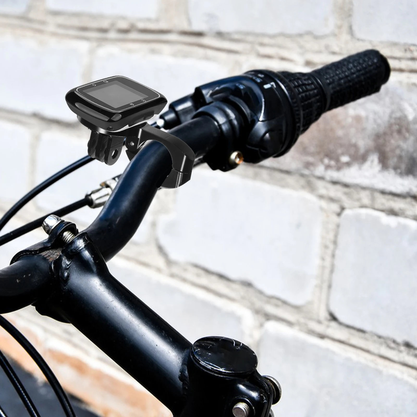 

1 set 1 Set Bike Computer Mount Durable Front Handlebar Mount For Road Mountain Bike Flashlight Adapter Sports Camera Cycling