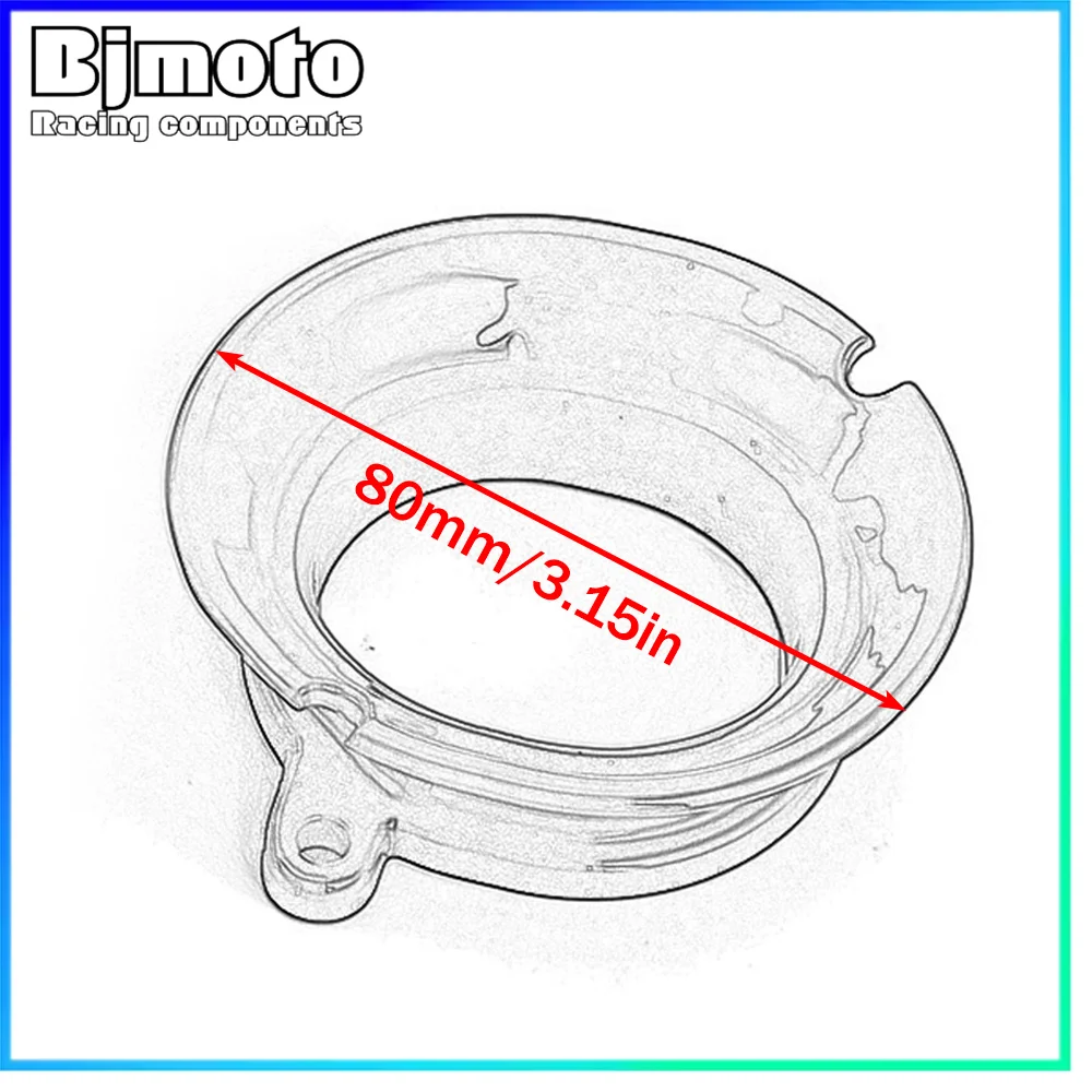 For Ducati Multistrada V4 V 4 2021 2022 2023 Aluminum Motorcycle Wind High Flow Airbox Accessories Air Intake Cup