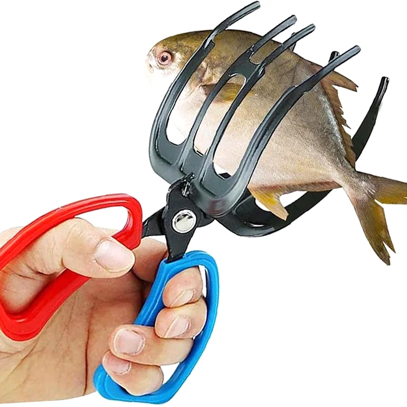 Metal Fishing Pliers Control Clamp Control Forceps Gripper Claw Tong Grip Tackle Tool For Catch Fish Fishing Accessories