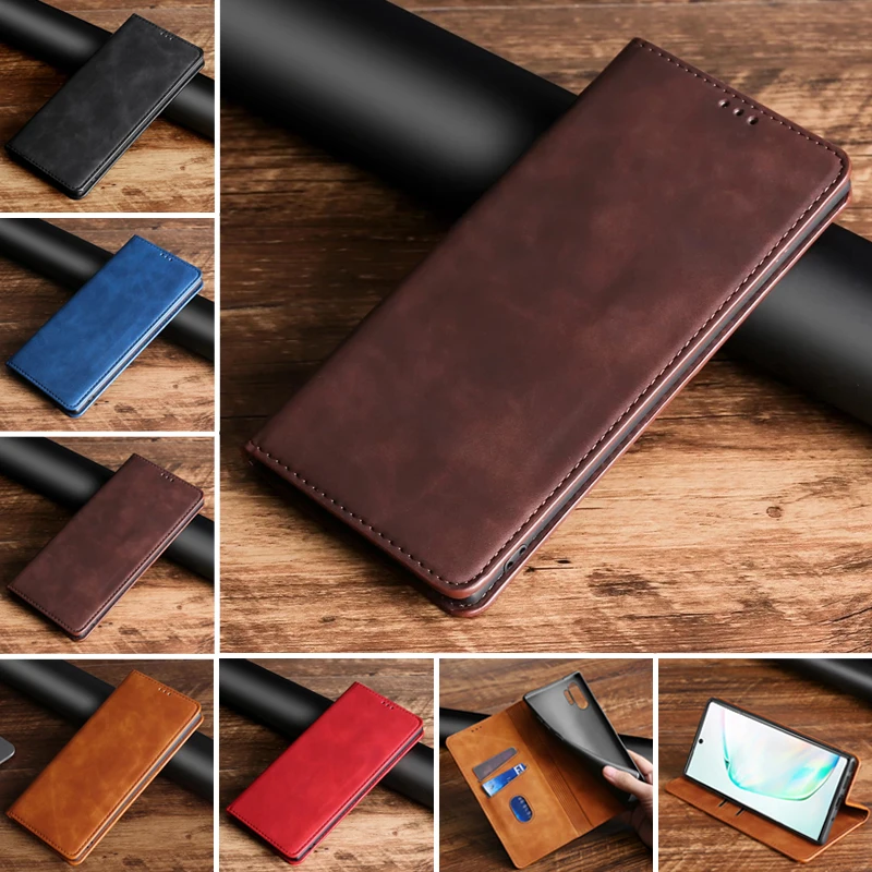 Leather Wallet Flip Case Card holder For Redmi Note 8T 8 7 6 5 4 4X 3 3X 3S 8A 7A 6A 4A 5A Pro Prime Plus S2 Y3 Y2 Stand Cover