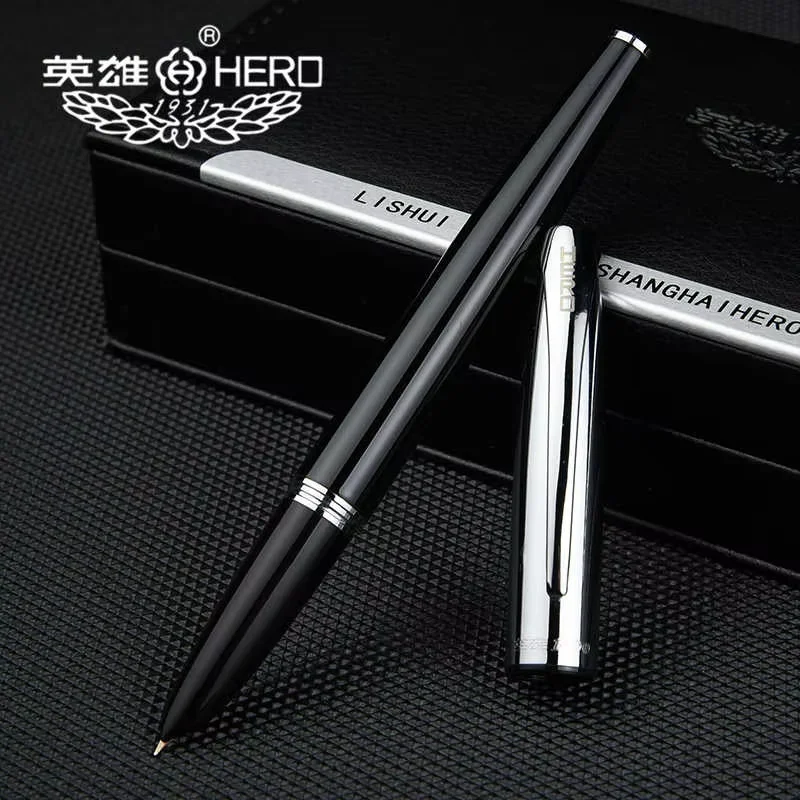 

Hero 1000 Fountain Pen - 10K Gold Nib, Smooth Writing, with Leather Gift Box | Office & Business Writing Supplies