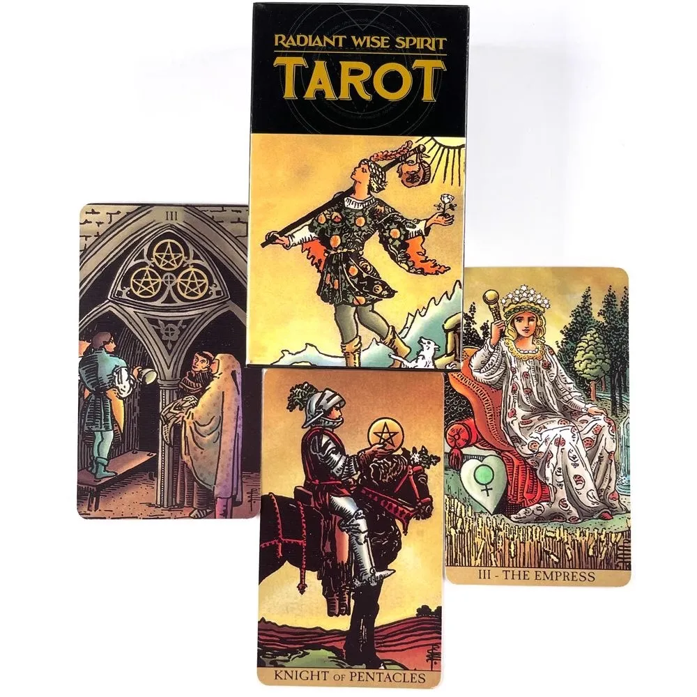 Radiant Wise Tarot Oracle Card Leisure Entertainment Games Card Family Gatherings Tarot Card Board Games Tarot PDF Guide