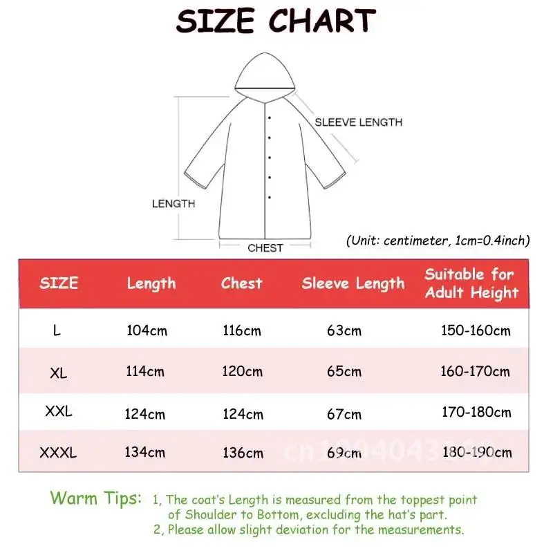 

Men's Raincoat Black Fashion Adult Mountaineering Long Outdoor Thickened Raincoat Poncho Waterproof Raincoat Fishing Hooded