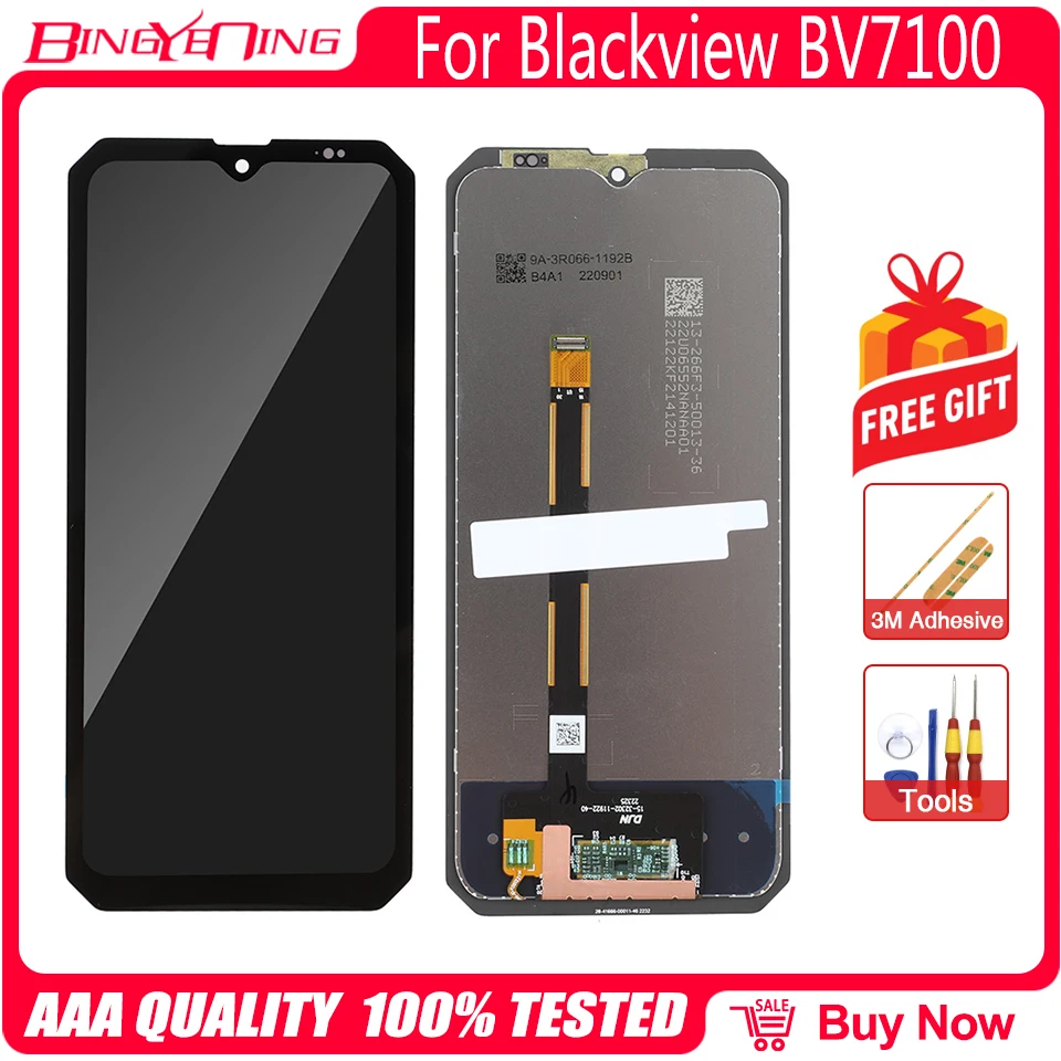 6.58 Inch Original New For Blackview BV7100 Touch Screen + 2400x1080 LCD Display Digitizer Assembly