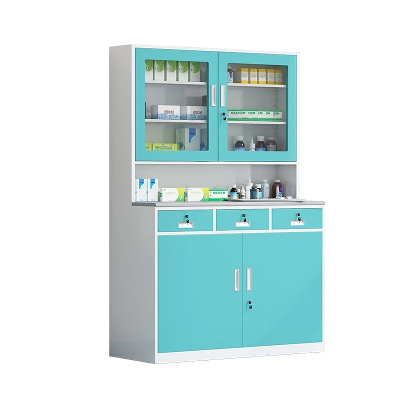 Stainless steel Western medicine cabinets, clinic and hospital pharmacy cabinets