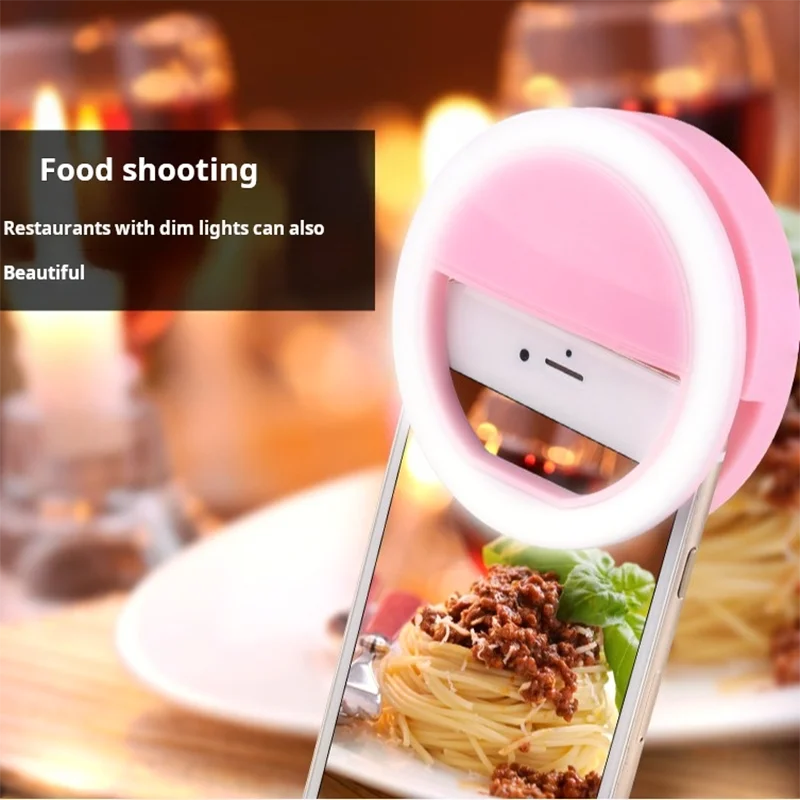 LED selfie fill light, mobile phone lens fill light, suitable for iPhone, Samsung, Xiaomi, Huawei mobile phone selfie fill light image 4