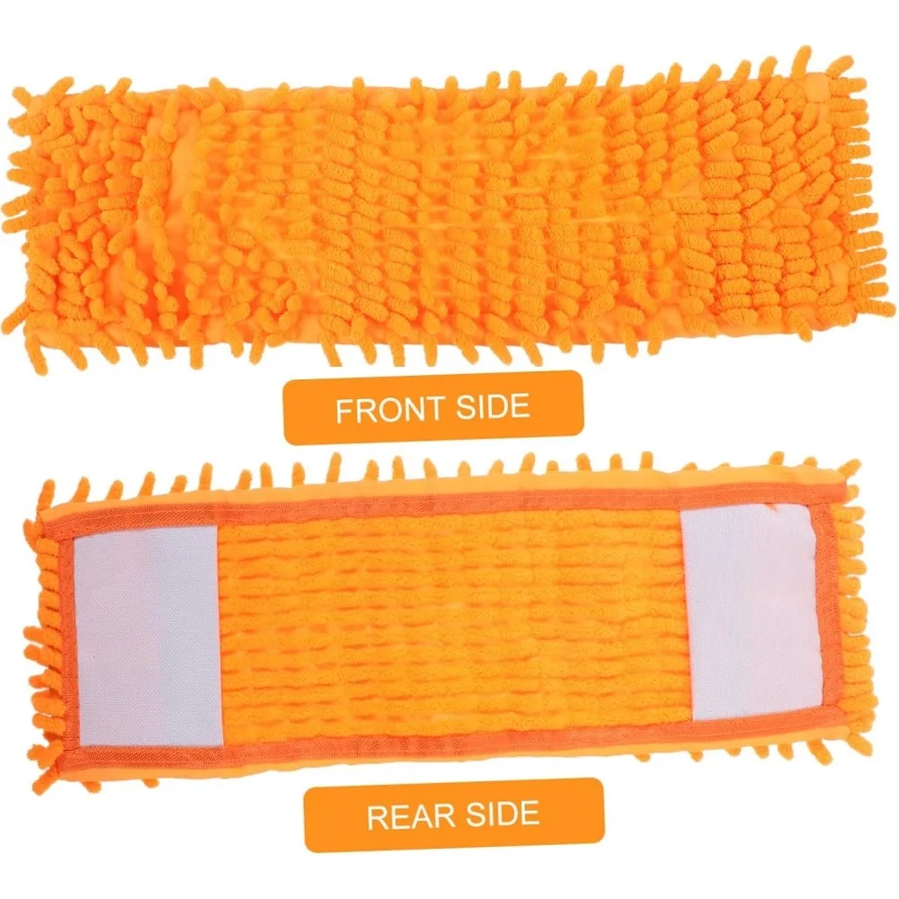 2Pcs Soft Flat Mop Head Replacement Cloth Water Absorption Mop Pads for Home Floor And Window Cleaning Household Access